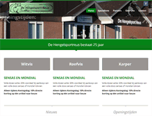 Tablet Screenshot of dehengelsportreus.nl